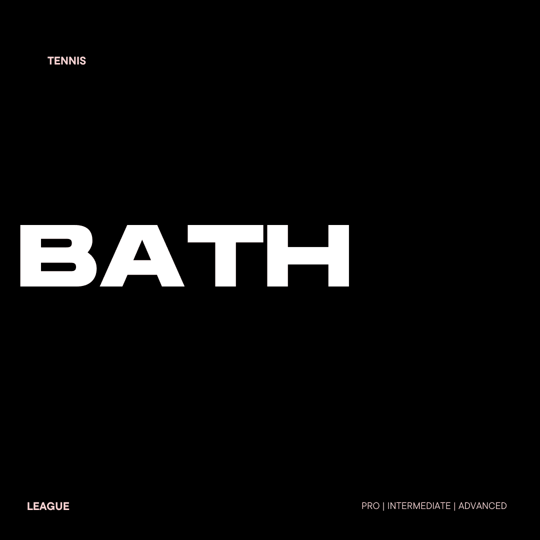 Bath · Tennis tennis league