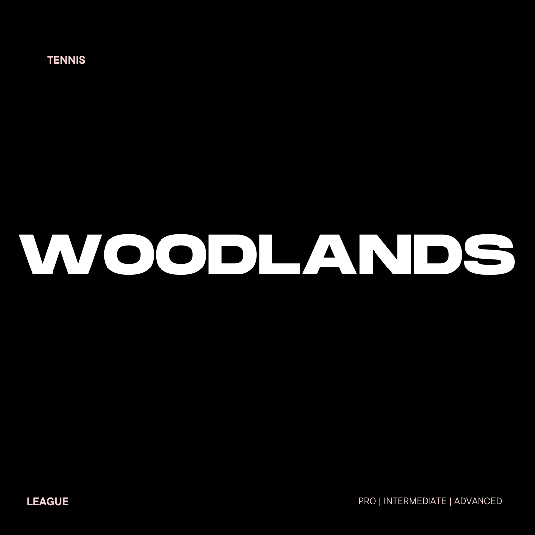 woodlands · Tennis tennis league