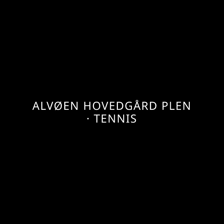 Alvøen hovedgård plen · Tennis tennis league