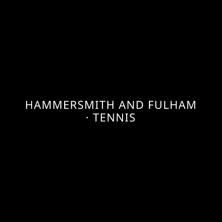 Hammersmith and Fulham · Tennis tennis league