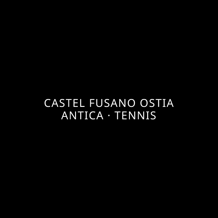 Castel Fusano Ostia Antica · Tennis tennis league