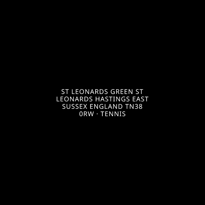 St Leonards Green St Leonards Hastings East Sussex England Tn38 0rw · Tennis tennis league