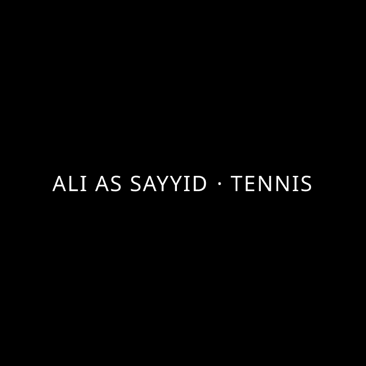 Ali As Sayyid · Tennis tennis league