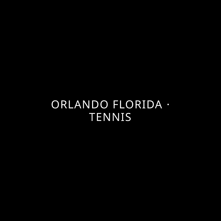 Orlando Florida · Tennis tennis league
