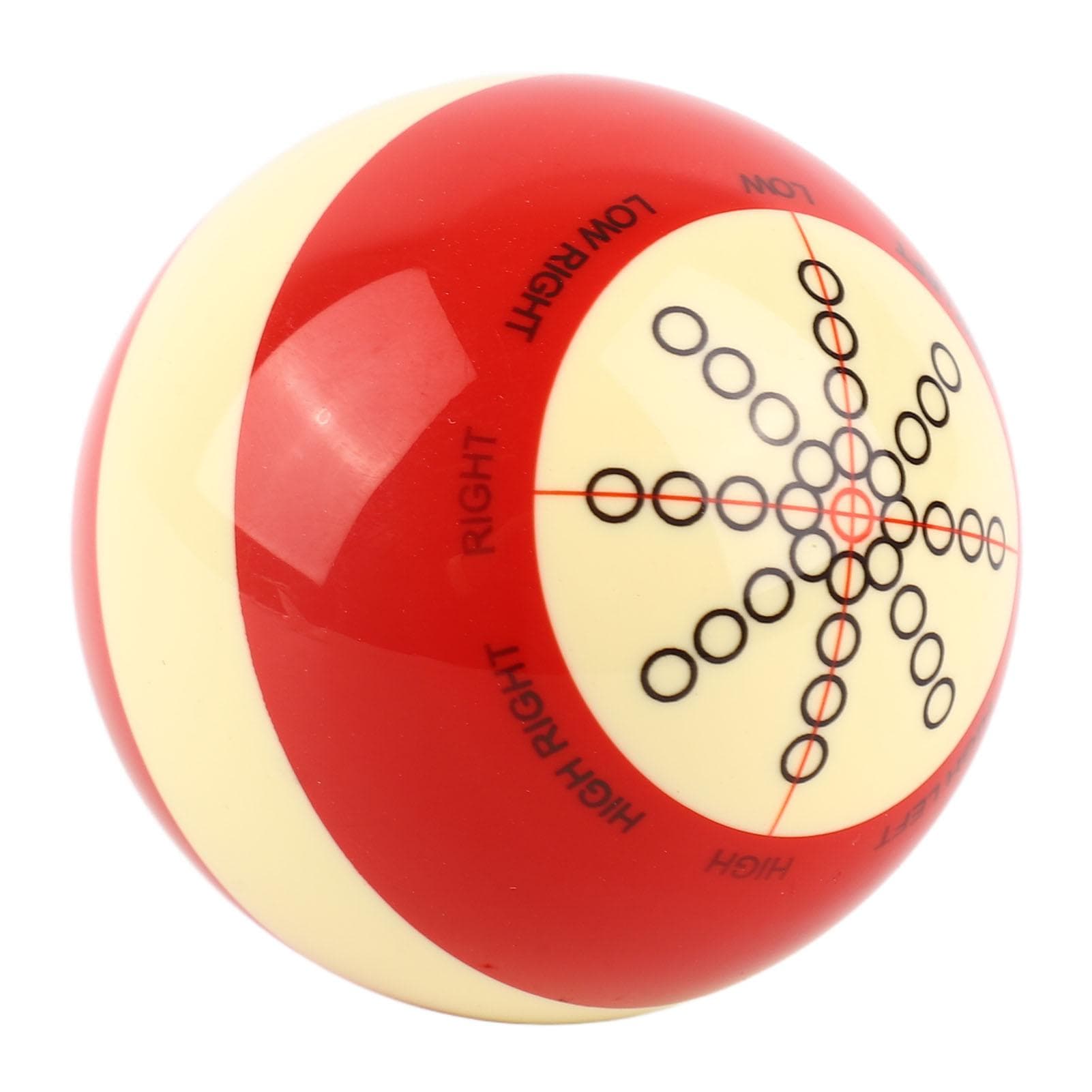 Training Billiards Cue Ball Resin Standard Pool Practice Cue Ball for US Billiards Eight Balls