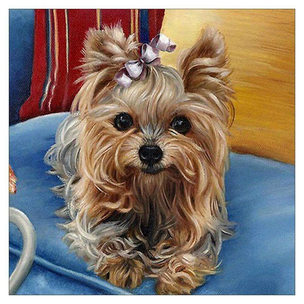 Diamond Embroidery 5D Diamond Painting Lovely Dog Pet mosaic Picture Handmade Home Decor 30X30CM