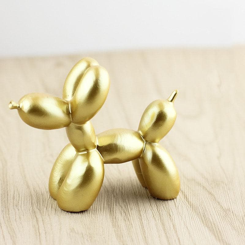Creative Balloon Puppy Silicone Mold Decorative Resin Mesh Red Fun Party Dessert Cake Balloon Dog Decorations gold