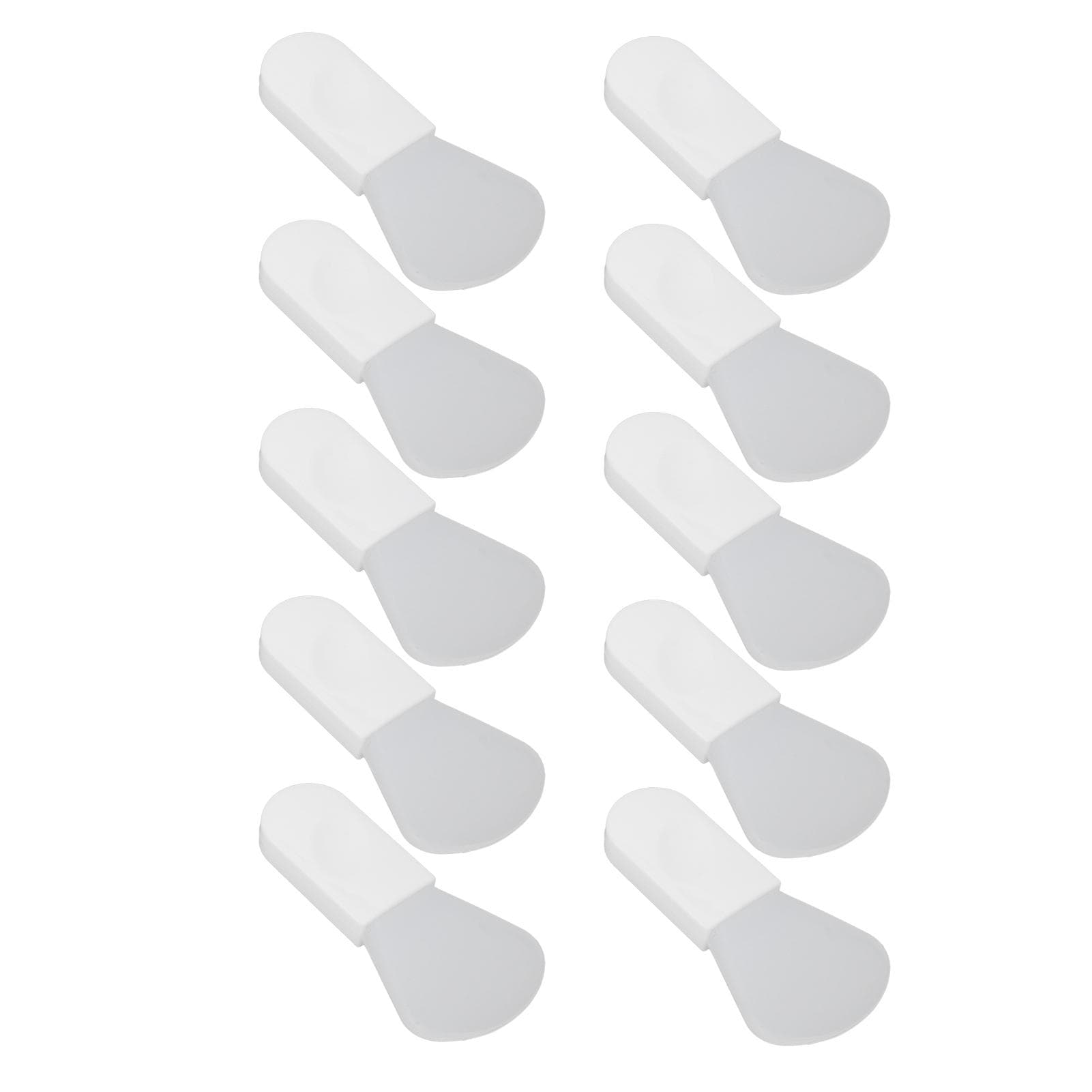 10Pcs Silicone Mask Brush Mini Short Handle Mud Applicator Portable Facial Beauty Tool