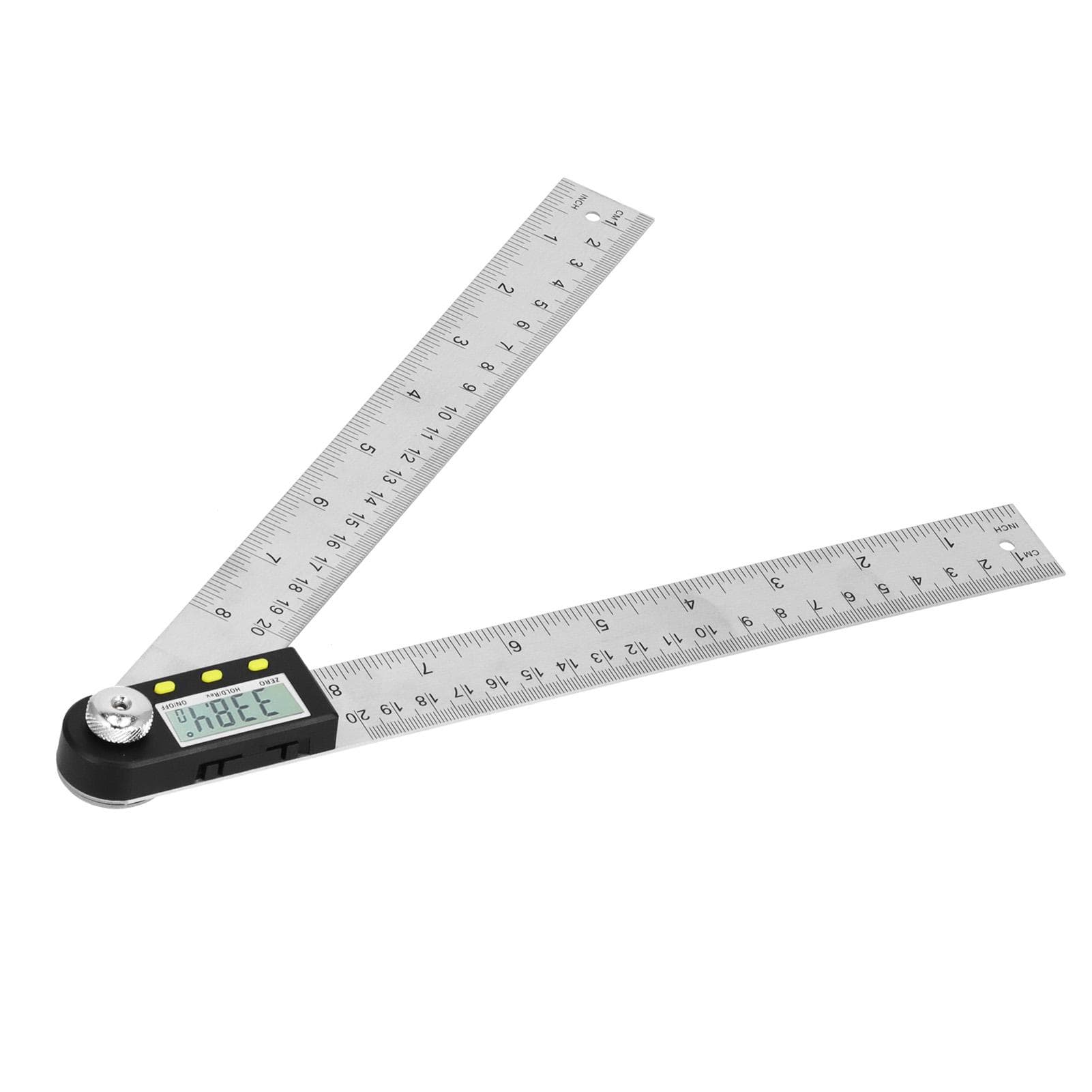 Digital Angle Finder Ruler 2 in 1 Goniometer Protractor Tool with Display for Automobiles0200mm