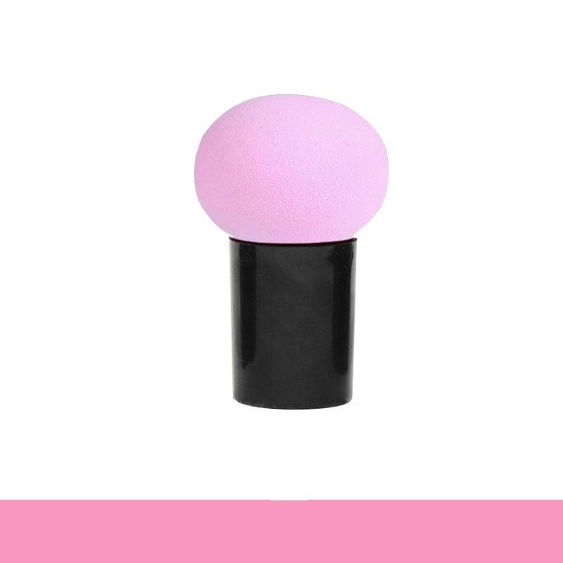 Mushroom Head Cosmetic Puff Foundation Makeup Sponge Powder Puff Smooth Sponge Multi- Function Dry & Wet Beauty Makeup Tool without box pink
