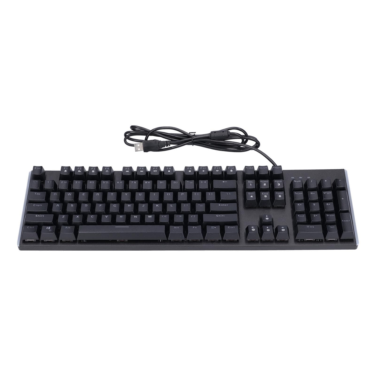 Wired Keyboard 104 Keys Both Sides Color Light Wired Backlight Mechanical Gaming Computer