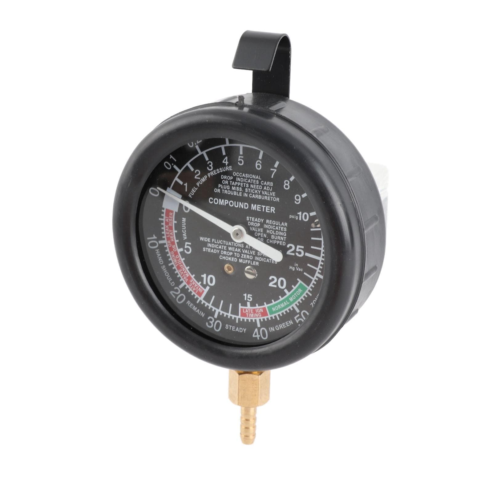 Fuel Pump Vacuum Tester Gauge Carburetor Pressure Diagnostics Leakage Tool Universal for Car
