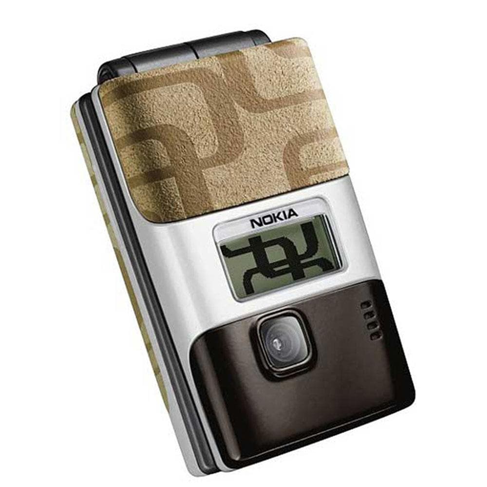 Refurbished Nokia Original Nokia 7200 2G Unlocked Mobile Phone Feature Phones With Single SIM 1 battery 1 charger brown