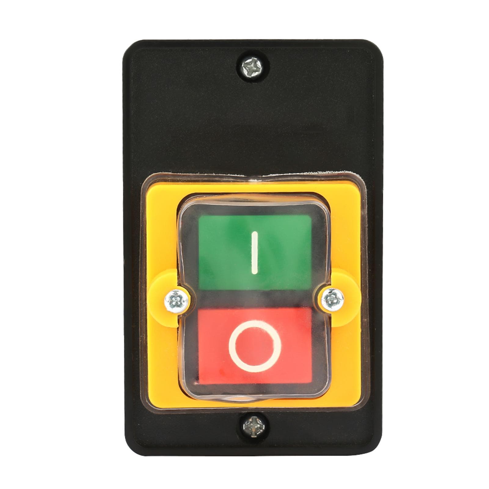 AC220V380V 10A Waterproof ONOFF Pushbutton Switch Push Button white