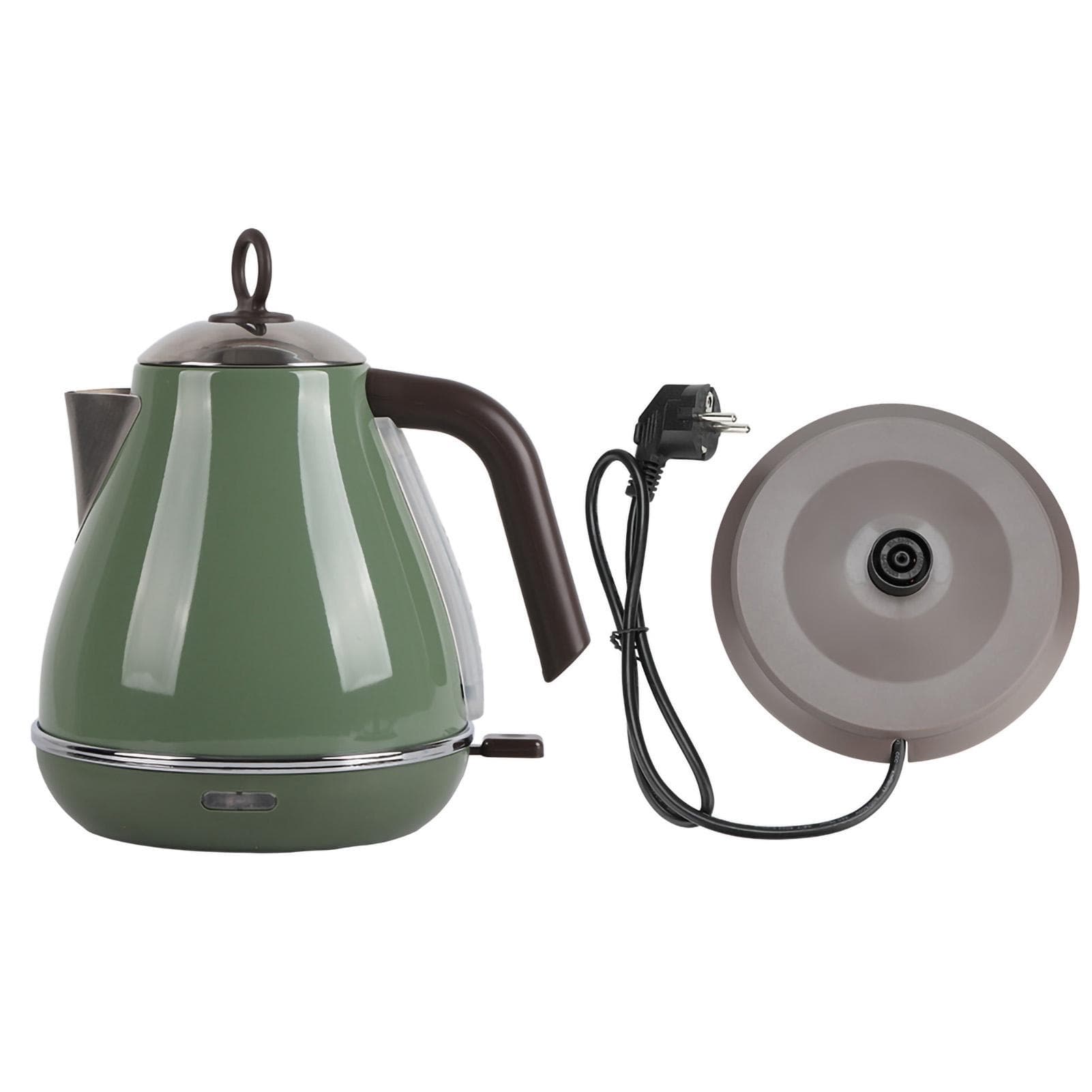 1700ml Stainless Steel Electric Kettle Household Retro Style Tea Water Boiling Pot