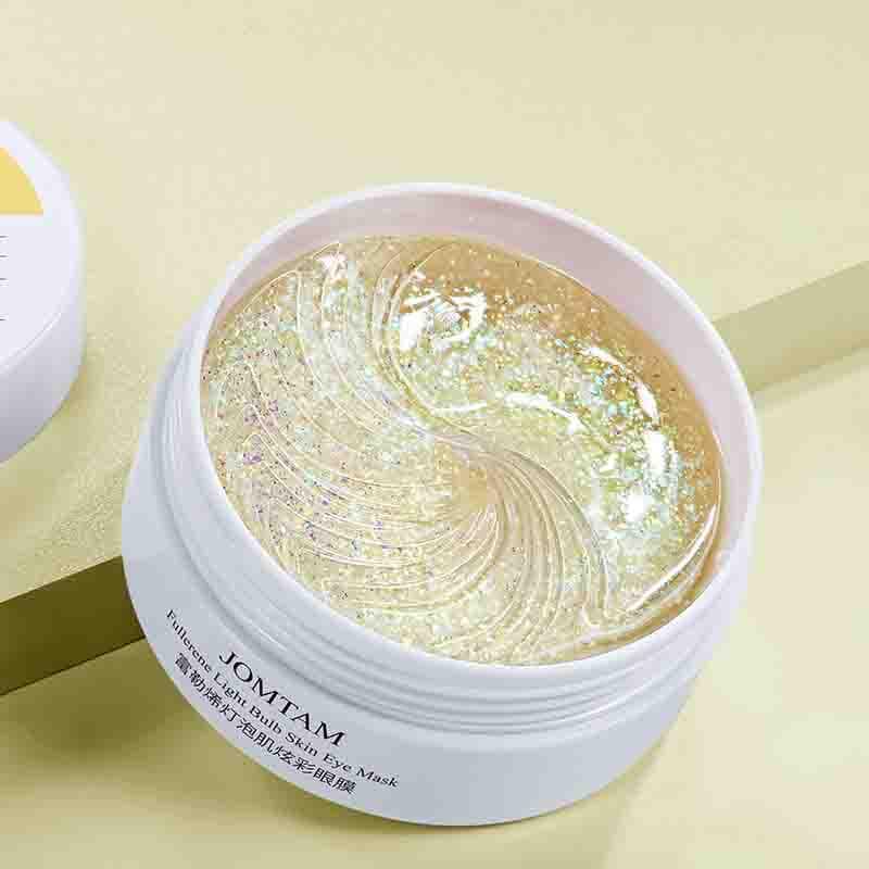 Fullerene Eye Mask Moisturizing Whitening Dark Circles Eye Mask Skin Care 60pcs