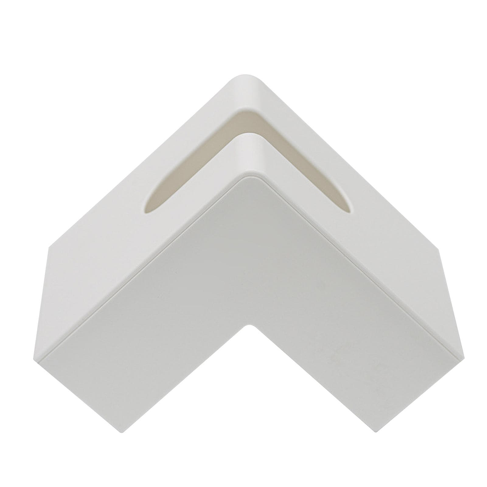 Nordic Style Plastic Tissue Box Holder Personality Simplicity Tissue Storage Box for Restaurant white