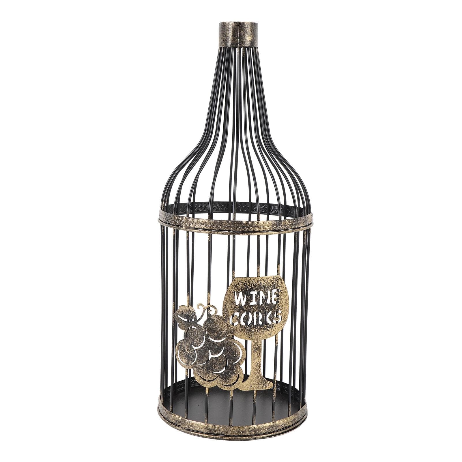 Wine Cork Holder Metal 60 Corks Capacity Wine Cork Collector for Dining Room Bedroom Craft Ornament