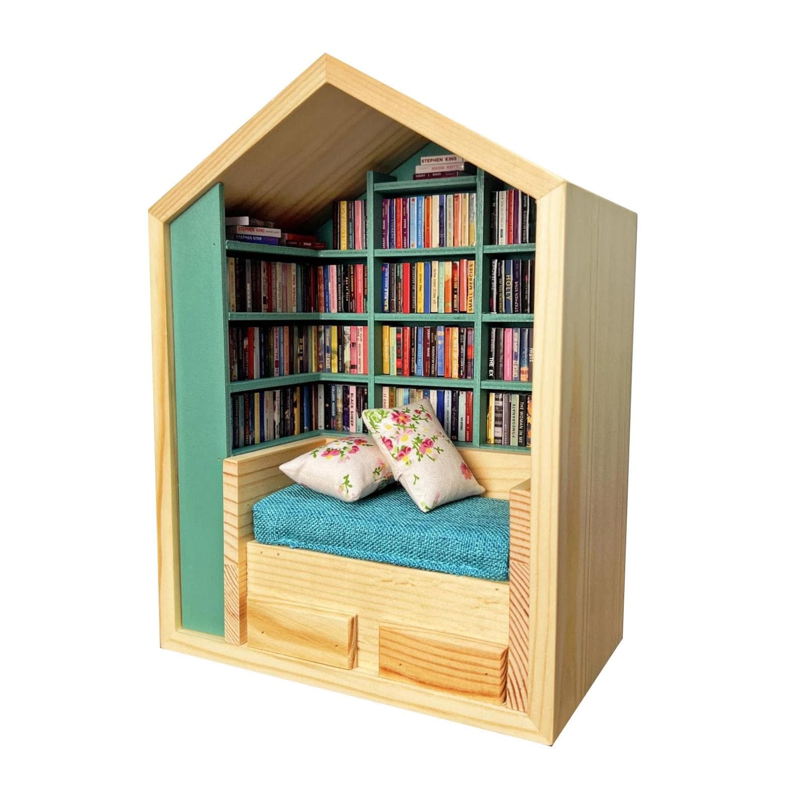 Anxiety Bookroom Shake Away Your Anxiety Bookshelf Decorative Anxiety Bookshelf Ornament for Rooms