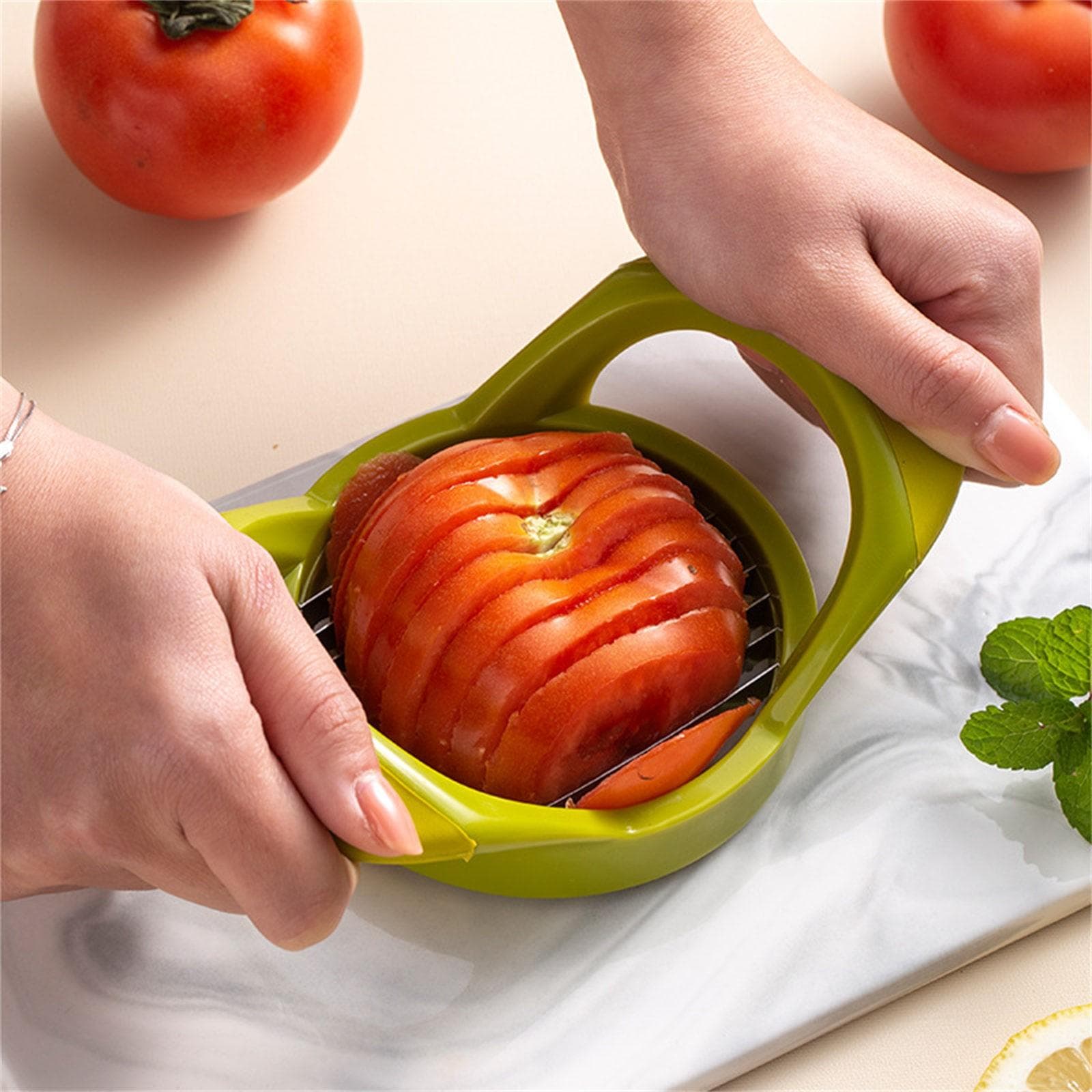 Stainless Steel Tomato Potato Cut Multifunctional Fruit And Vegetable Slicers One Size