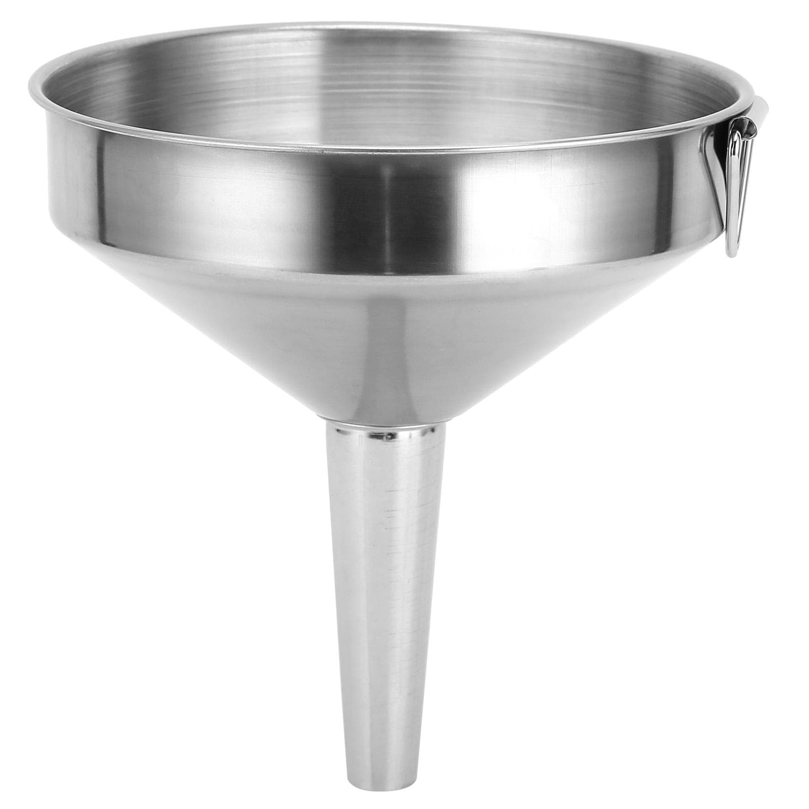 Stainless Steel Funnel Thickened Kitchen Funnel for Transferring of Liquid Dry Ingredient15cm 13cm / 5.12in