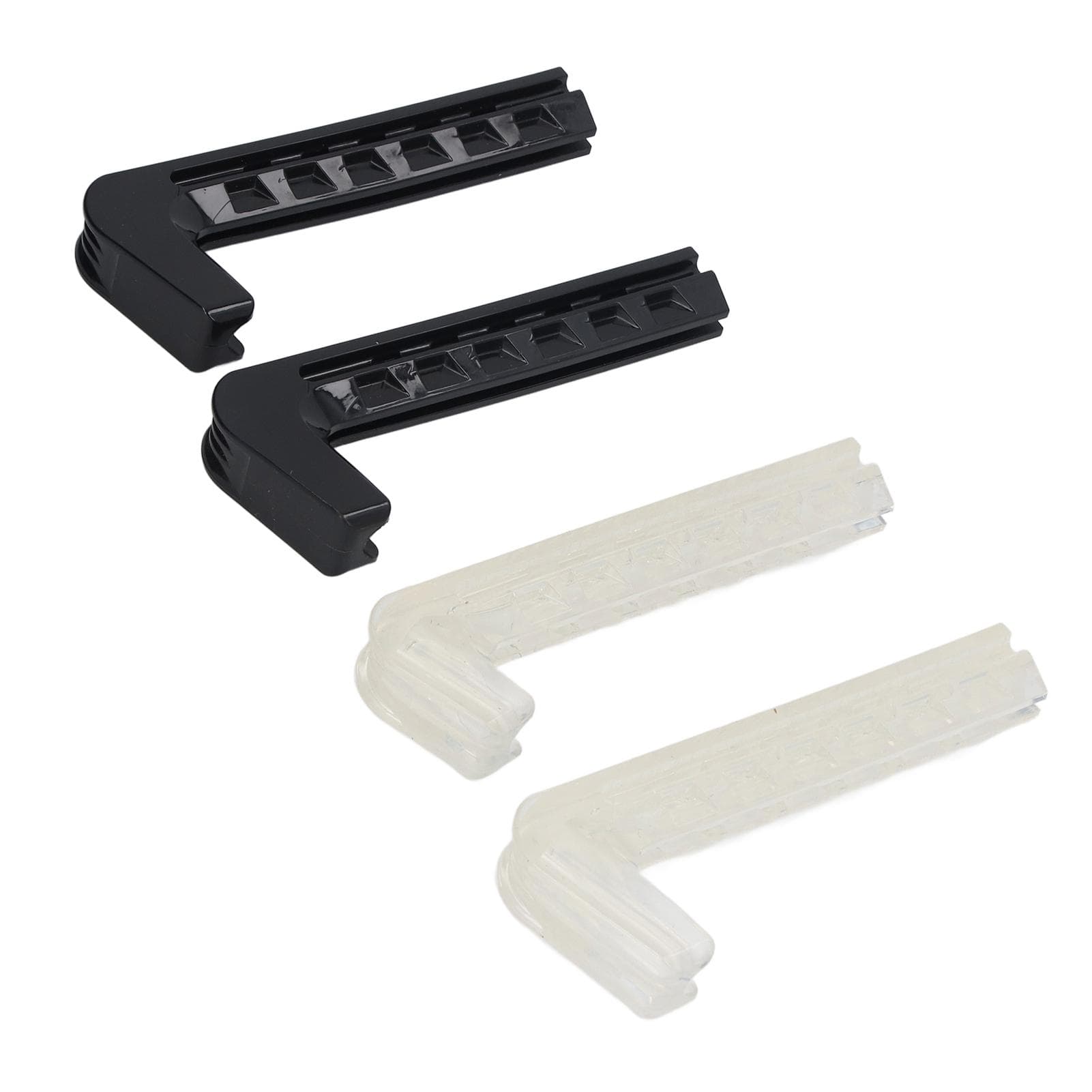 2 Pairs Hard Skate Guards Adjustable Universal Plastic Ice Skating Guards Protector for Adults