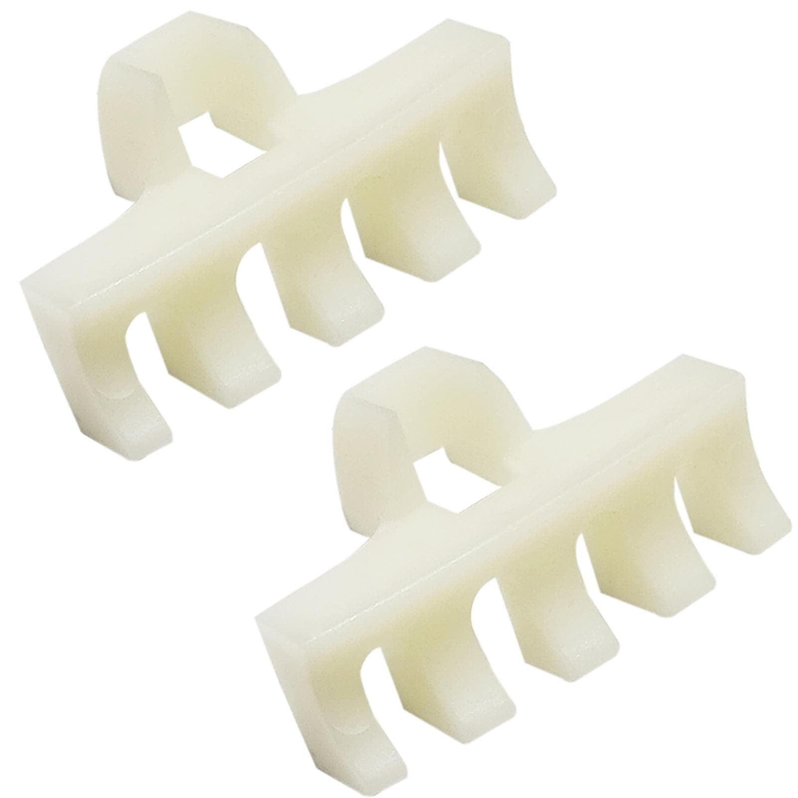 2pcs Badminton Racket Load Spreader Racquets Pressure Reducer Badminton Racket Protector for Most white