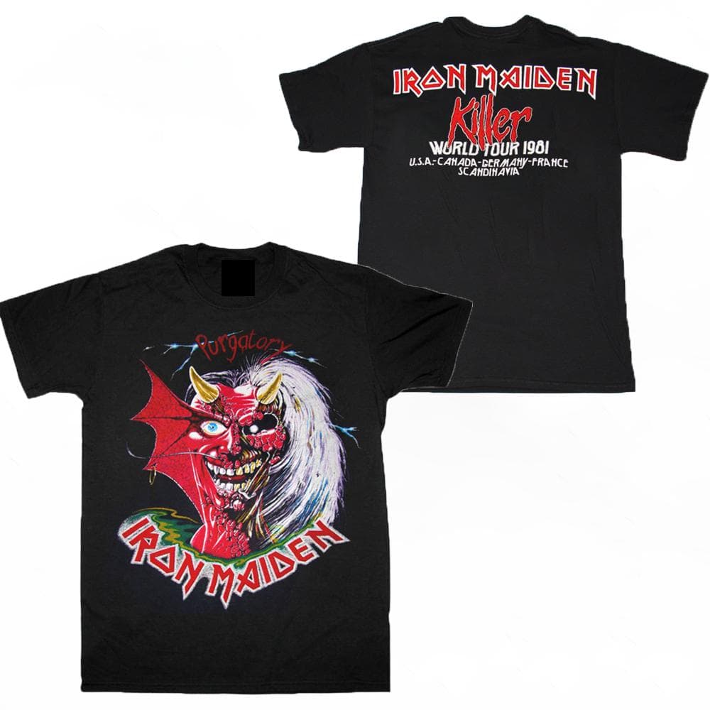 Iron Maiden Purgatory Killer World Tour Unisex T-Shirt XXXL