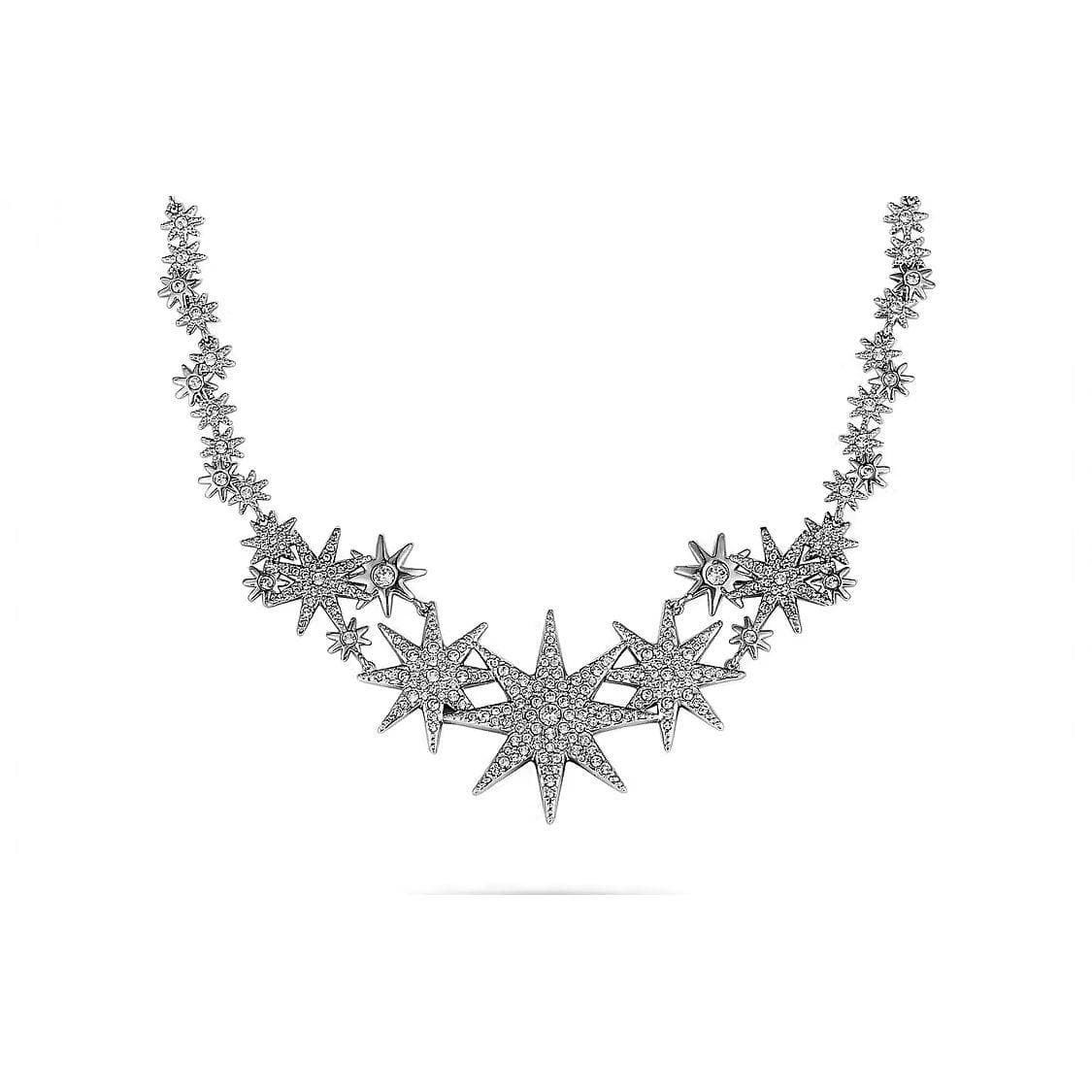 Swarovski Fizzy Large Crystal Star Snowflake Necklace Women necklace Silver 5230286 Silver,F
