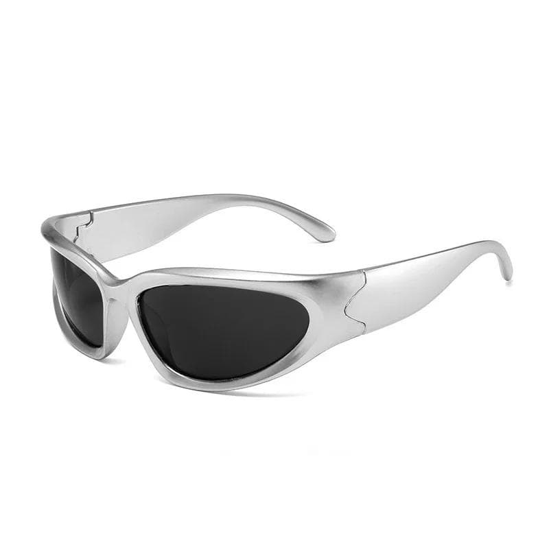 New Y2K Sports Punk Sunglasses Women Men Square Goggle Luxury Brand Sun Glasses UV400 Colorful Mirror Fashion Eyewear