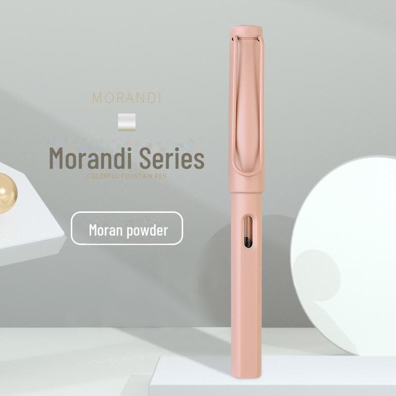 Colorful Student Fountain Pen with Replaceable Ink Capsule for Calligraphy and Correct Writing Posture 0.38mm Pen Only