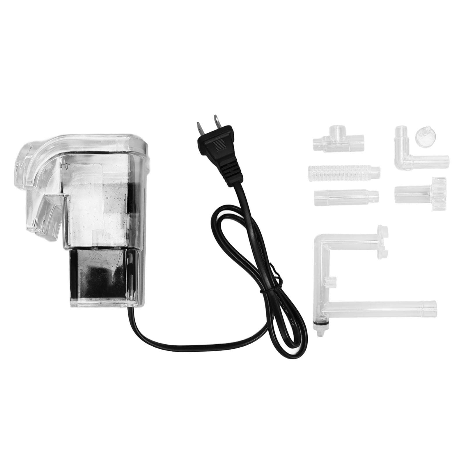 Fish Tank Filter Wall Mounted Quiet Turtle Tank Water Filter for Aquarium Water Tank