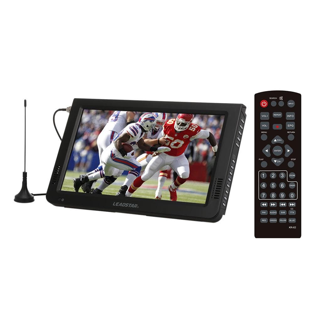 LEADSTAR 10 Inch Portable Digital ATSC TFT HD Screen Freeview LED TV Video Player for Car Caravan US Plug