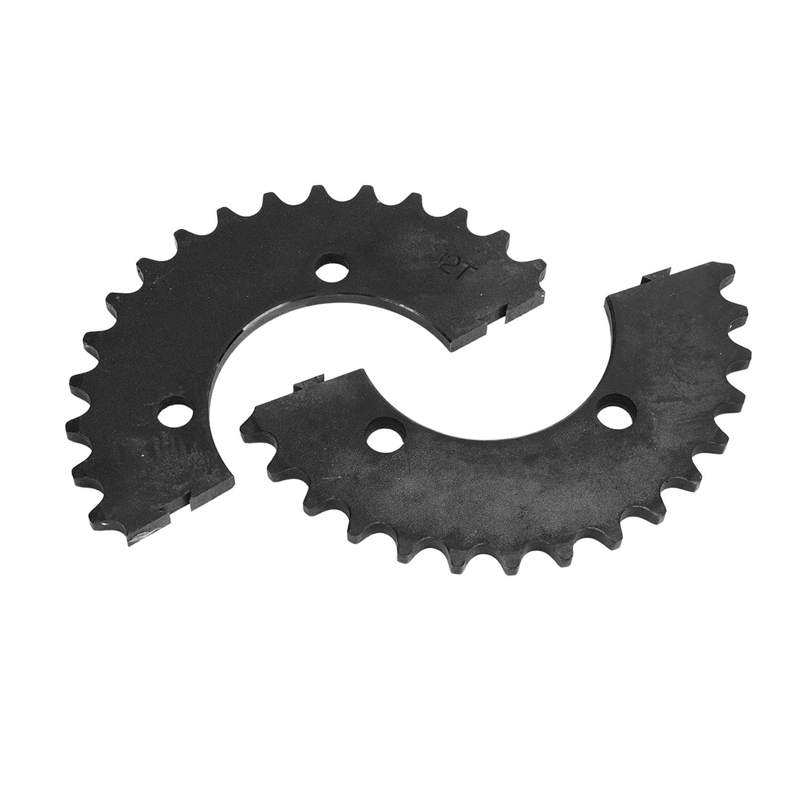 32 Tooth Split Sprocket 420 Steel Split Type Chain Sprocket for Motorcycle Electric Bike Scooter