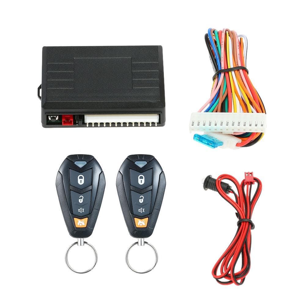 Universal Car Door Lock Trunk Release Keyless Entry System Central Locking Kit With Remote Control B