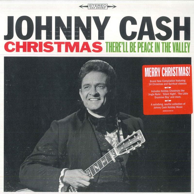 LP Record JOHNNY CASH - Christmas - There'll Be Peace In Th 88985361961 Columbia, Legac US Folk