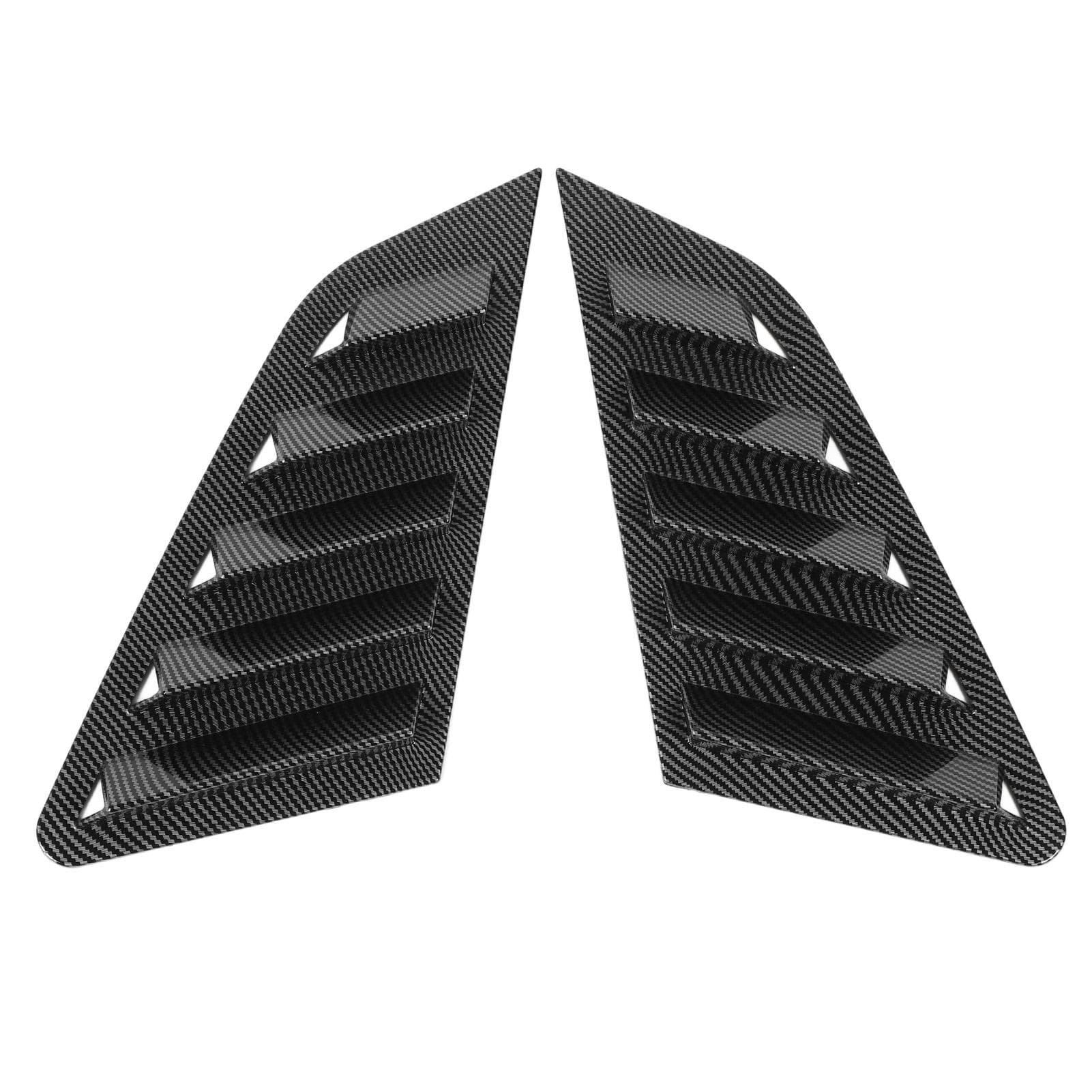 Pair of Rear Window Louver Cover Sturdy ABS Left Right Side Window Shutter Cover Trim for A3 S3 8Y