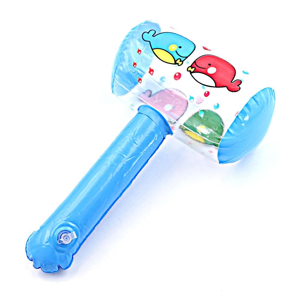 Cartoon Inflatable Hammer Air Hammer With Bell Kids Children Blow Up Toys Random Style