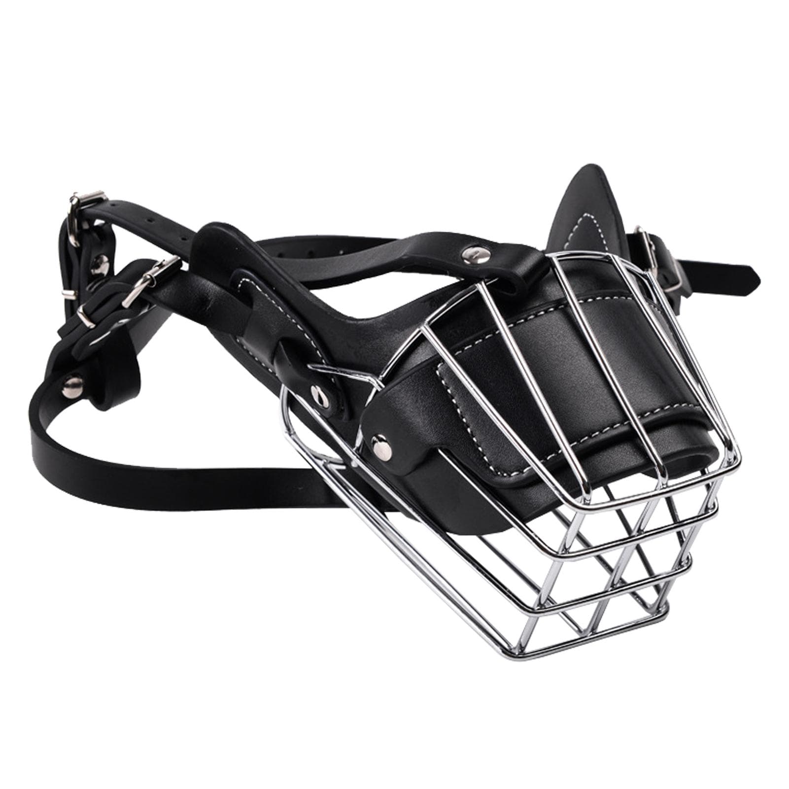 Dog Muzzle Dog Mouth Guard Muzzle Guard for Dogs Prevent Biting Barking M black