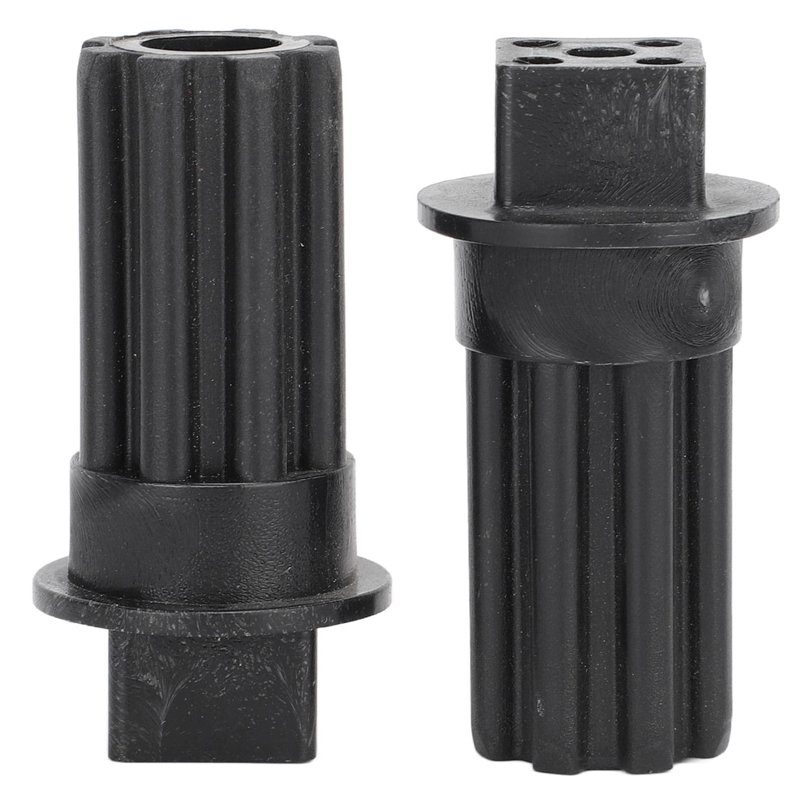 2 PCS Meat Grinder Screw Coupling Black Plastic Quick Installation Meat Grinder Screw Coupling