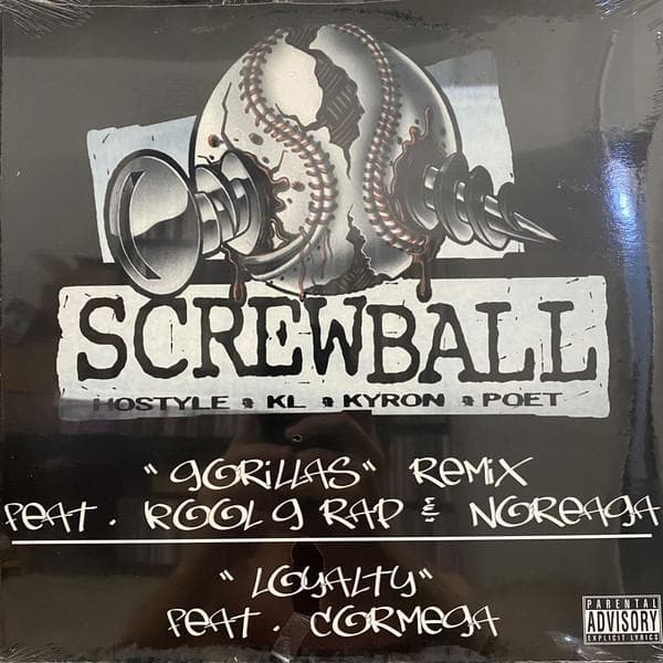 12inch Record SCREWBALL - Gorillas (Remix) HYD9112 Hydra Entertain 2002 US Rap & Hip-Hop/R&B Used