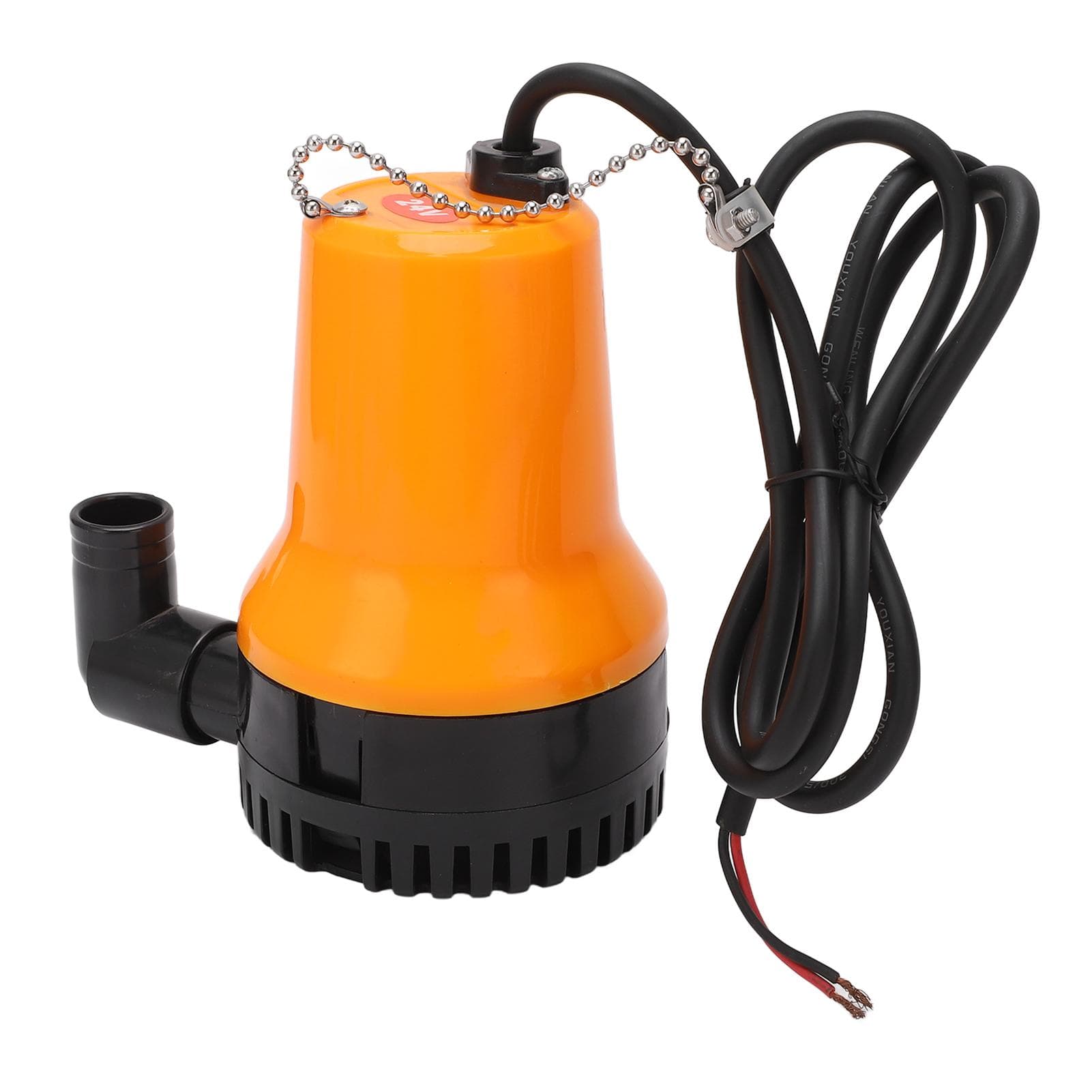 DC Pump 25mm Water Intake 3 to 5m Discharge Head Large Flow Electric Submersible Pump for