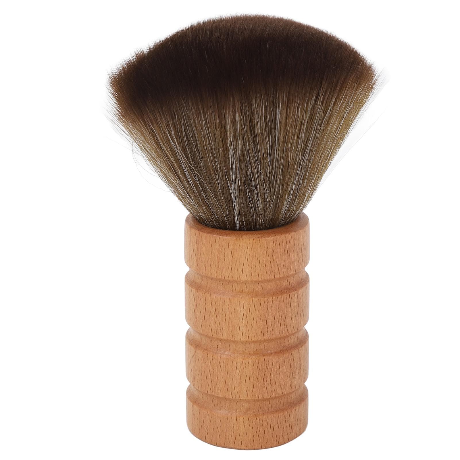 Men Shaving Brush with Wooden Handle Nylon Broken Hair Removal Flexible Shave Foaming Brush