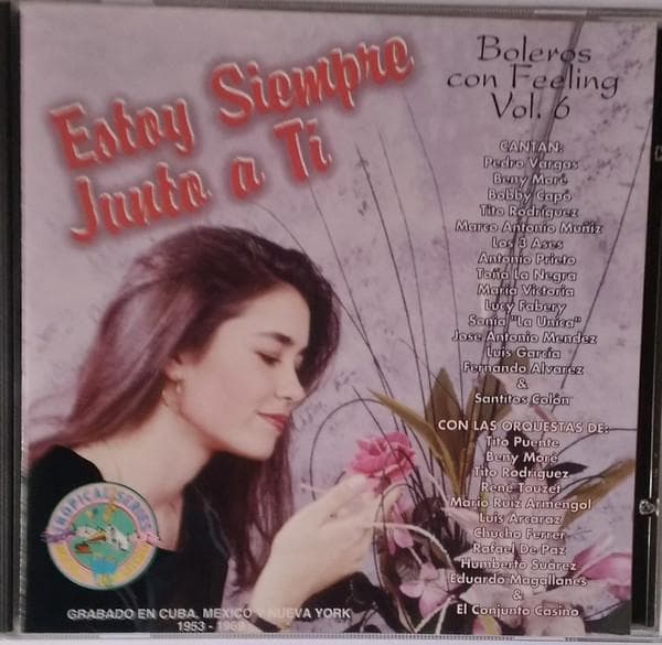 CD VARIOUS - Boleros Con Feeling 6 74321319542 BMG U.S. Latin, 1995 US Latin Used