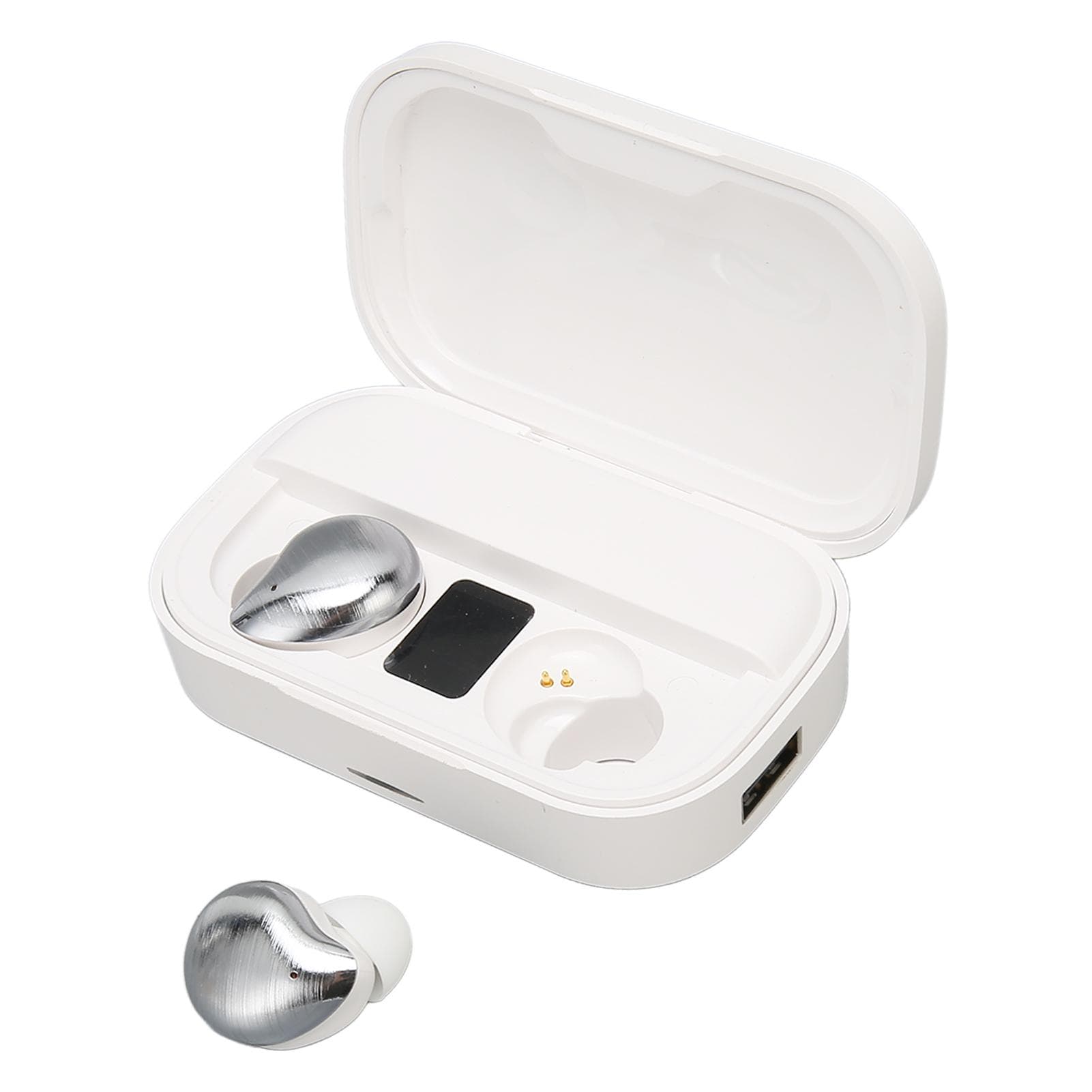 Bluetooth Earbuds Stereo Noise Cancelling Waterproof Digital Power Display Wireless Earphones with