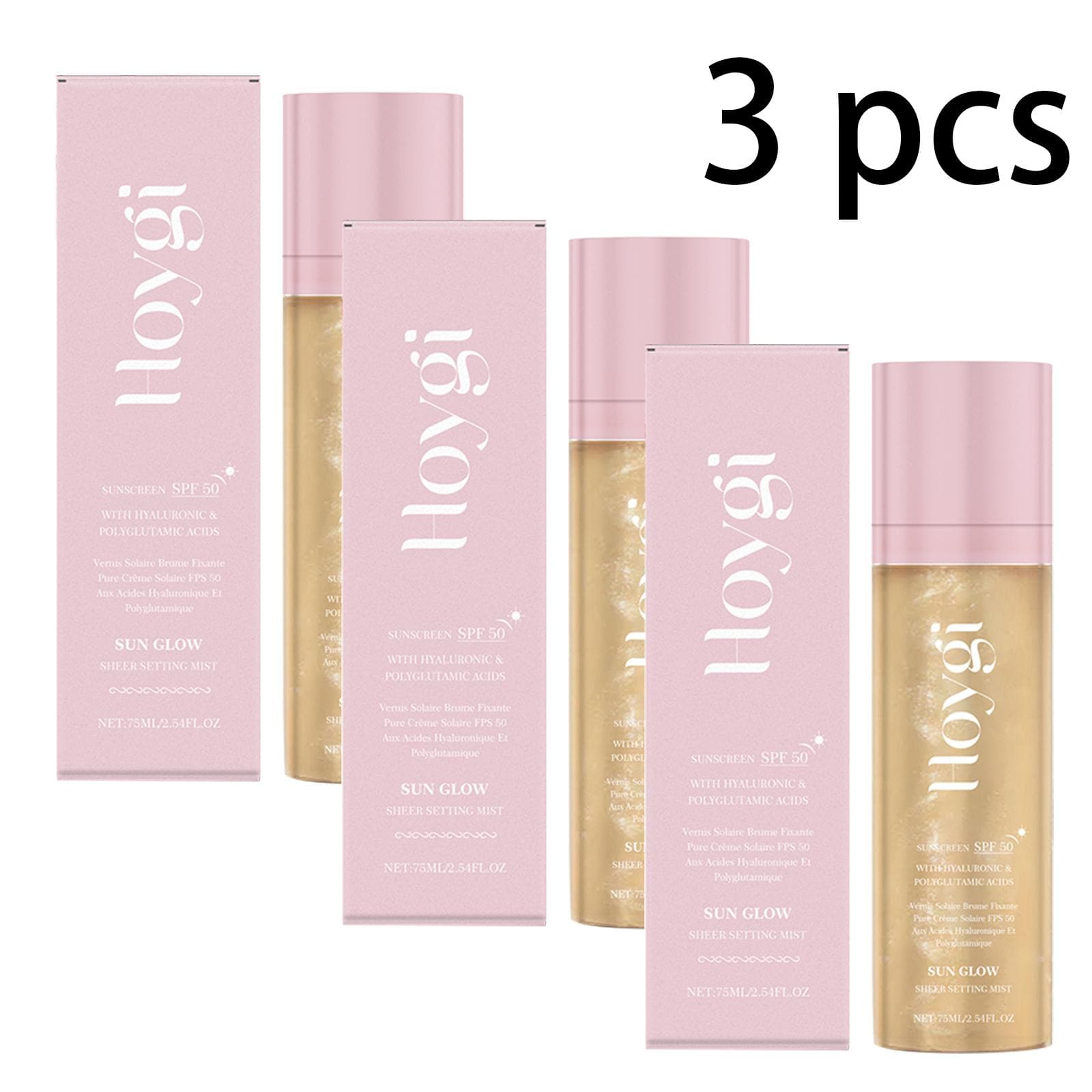 Hoygi Setting Mist: Titanium Dioxide + Hyaluronic Acid | 24-Hour Matte Finish + Oil Control & Smudge-Proof + Nourishing Comfort, 75ml
