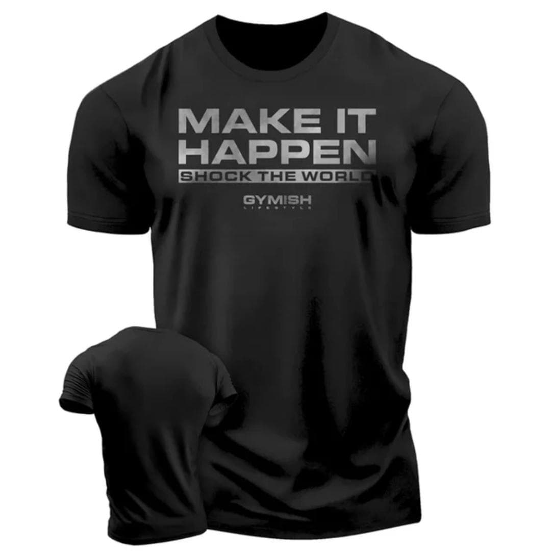 Men's T-Shirt 3D Print T-Shirts Funny Gym Short Sleeves Muscle Man Tough Guy Oversized Men Clothing Tops 2XL