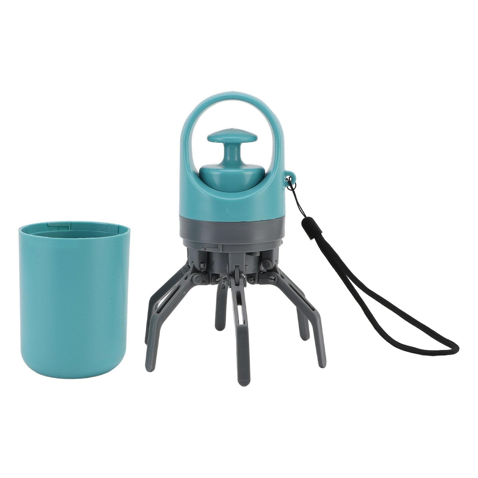Dog Pooper Scooper Portable Dog Waste Picker Convenient 6 Claws Poop Waste Cleaner with Poop Bag