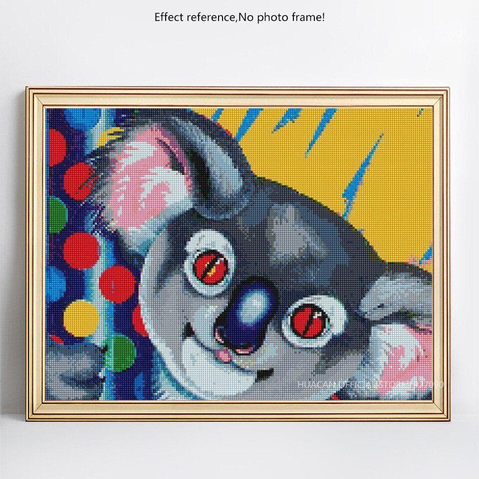 5D DIY Diamond Embroidery Sale Koala Full Round Rhinestones Diamond Painting 20X30CM