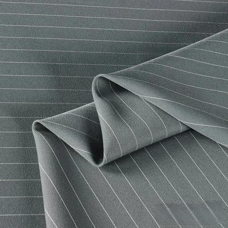 100x150cm Fine Stripe Fabric Spring Summer Fashion Skirts Suits Cloth Apparel Sewing Fabric Polyester Rayon Spandex Material 100x150cm